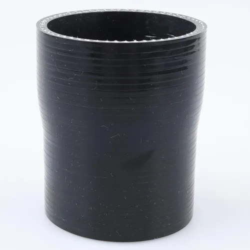 Vista 20 de AC PERFORMANCE ID de 1" a 1/2" (25mm a 13mm) Manguera de silicona recta reductora de 3 capas reforzada negra, 3" de longitud Negro