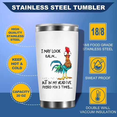Vista 3 de Petitian Elección de pollo para amantes del pollo, mujeres y hombres, divertidas ideas temáticas de pollo asador, niñas para amigos, vaso de café