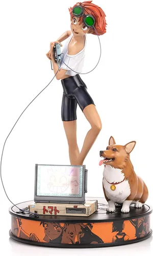 Vista 2 de First 4 Figures Cowboy Bebop: Ed & EIN - Estatua de resina a escala 1:4, multicolor