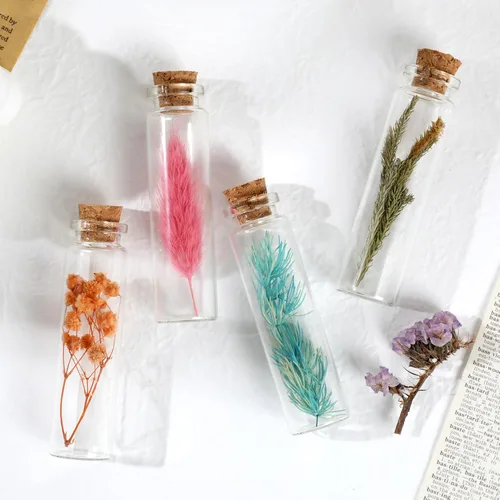 Vista 5 de Magic Season Botellas de vidrio decorativas (24 unidades / 0.68 onzas líquidas)