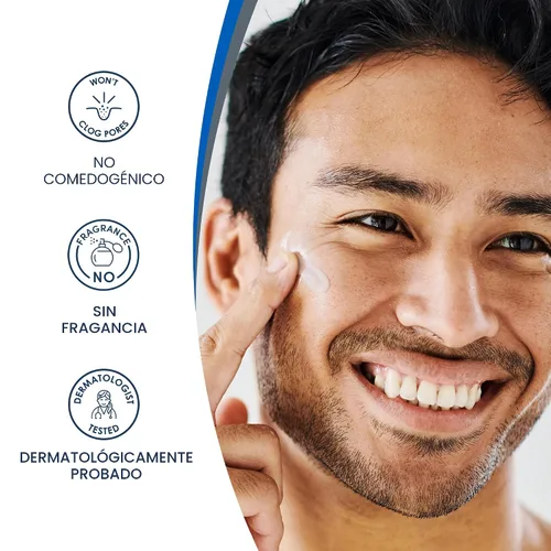 Vista 3 de Vanicream Hidratante facial diario con ceramidas y ácido hialurónico, formulado sin irritantes comunes para personas con piel sensible, 3 onzas