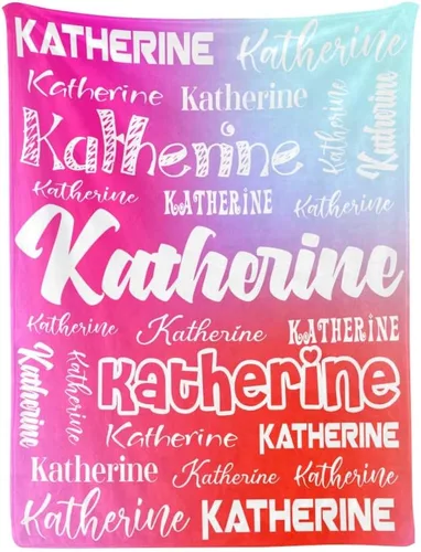 Vista 38 de Manta personalizada de bebé con nombre, manta personalizada con nombre para adultos, niños y familia (negro, 30 x 40 pulgadas)