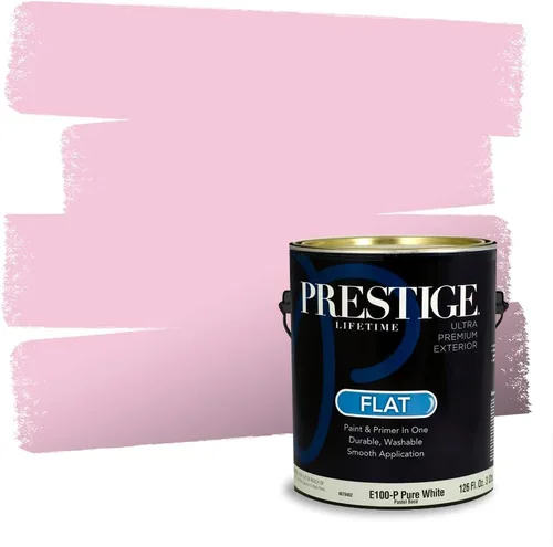 Vista 544 de Prestige Paints Pintura exterior e imprimación en uno, 1 galón, plano, coincidencia comparable de Valspar* Amber Rose*