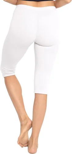 Vista 3 de STRETCH IS COMFORT Leggings hasta la rodilla para mujer - Paquete de 2 S - 7X