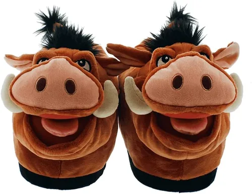 Vista 31 de Happy Feet - Pantuflas con licencia oficial de Disney y Pixar, pantuflas figurales para hombres, mujeres, niños, como se ve en Shark Tank