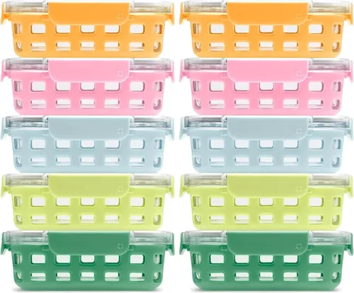 Vista 11 de Ello Duraglass Refresh - Recipientes de preparación de comidas de 3.4 tazas