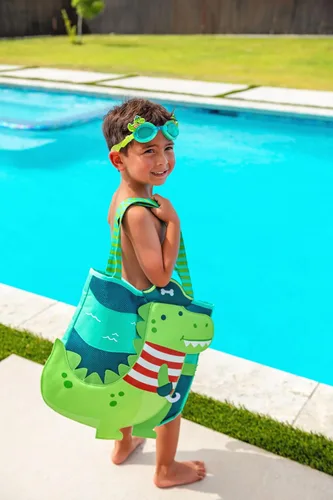 Vista 2 de Stephen Joseph Kids' Swim Goggles with Adjustable Strap Anti Fog Waterproof Swimming Pool Beach Goggles
