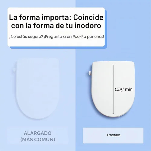 Vista 2 de TUSHY Ace 2.0 Asiento de inodoro redondo eléctrico con bidé y asiento calefactado. Una limpieza de lujo. Sensor de asiento y cierre suave