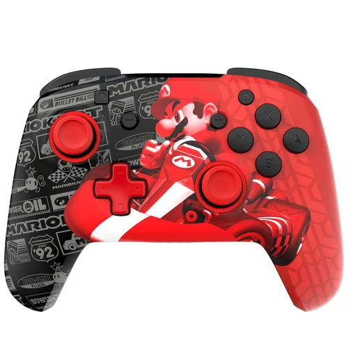 Vista 9 de PDP Gaming REMATCH GLOW Wireless Nintendo Switch Pro Controller, Licensed, Nintendo Switch 2 Lite OLED, Motion Controls, Rechargeable Battery Power