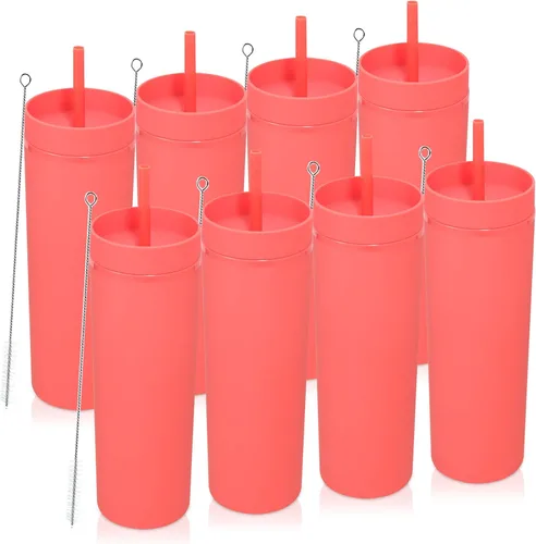 Vista 8 de Volhoply Vasos delgados de plástico de 20 onzas
