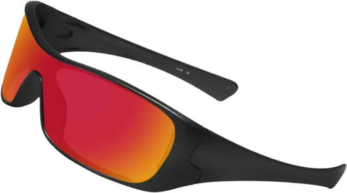 Vista 2 de Lente polarizada para gafas de sol Oakley Antix, rojo