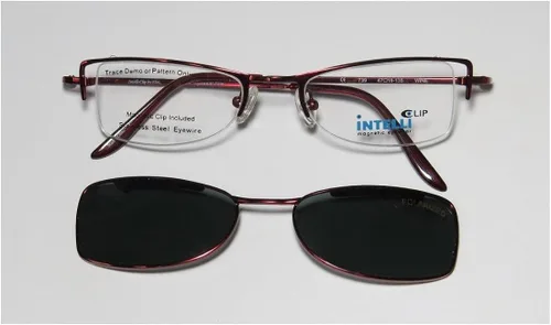 Vista 3 de Elite Eyewear Intelli Clip 739 - Gafas de sol de medio borde para hombre y mujer