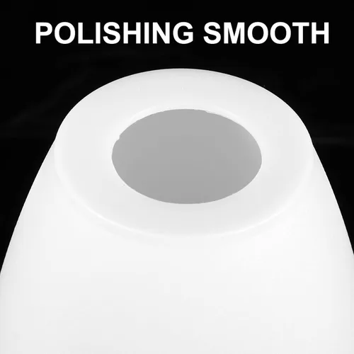 Vista 8 de Holibanna Pantalla de repuesto para lámpara de mesa, 4 unidades, cubierta de plástico para lámpara de cabeza plana, pantalla de luz