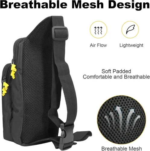 Vista 5 de Tangaroa Bolsa de interruptor para SwitchSwitch OLED - Accesorios de interruptor Bolsa cruzada de viaje - Mochila portátil (oscuro)