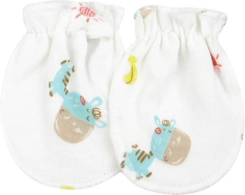 Vista 7 de Guantes de algodón para recién nacido guantes de algodón para bebés y niñas