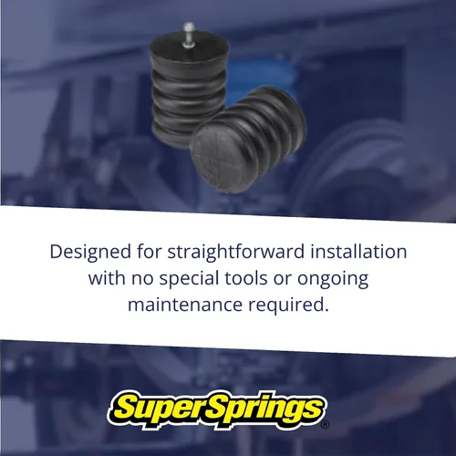 Vista 4 de SuperSprings Internacional SSF-280-47 SumoSprings Delantero para caballo de batalla W20 W22 W24
