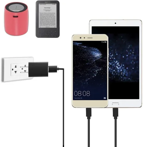 Vista 5 de Cargador de pared micro USB compatible con Samsung Galaxy Note, Tab A, E, S2, 3, 4, 7.0 pulgadas, 8.0 pulgadas, 9.6 pulgadas, 9.7 pulgadas, 10.1