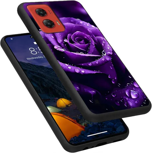 Vista 219 de Funda para Motorola Moto G Play 4G 2024, delgada y ligera, de silicona de TPU suave, color negro, ultrafina, para Motorola Moto G Play 4G 2024, Art