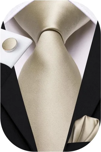 Vista 77 de Hi-Tie Corbatas de seda para hombre, diseño de cachemira a rayas, con bolsillo, gemelos cuadrados, conjunto formal de negocios