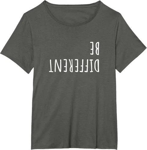 Vista 14 de Camiseta para mujer Ser Diferentes Divertidas Sarcastic Backwards Slogan Adolescentes Girls