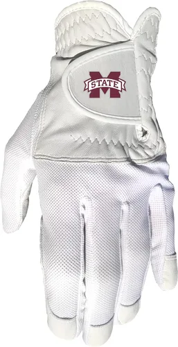 Vista 11 de Guante de golf para mano izquierda de Team Golf NCAA para hombre, para jugadores diestros, talla única, incluye marcador de bola magnético extraíble