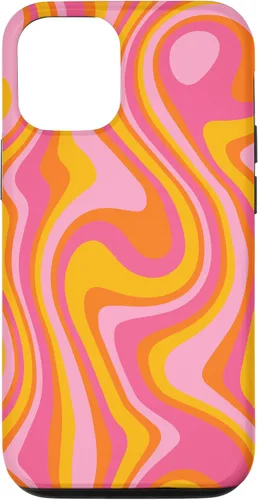 Vista 28 de Retro Groovy Liquid Swirl Hippie 70's 80's Psychedelic Phone Case for iPhone 17