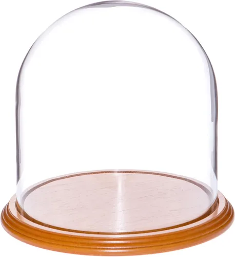 Vista 6 de Plymor Cúpula de cristal de 8" x 8" (base de madera MDF negra)
