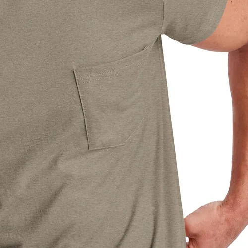 Vista 5 de Hanes Originals - Camiseta de cuello redondo, 100% algodón con bolsillo para hombre