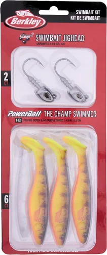 Vista 44 de Berkley PowerBait The Champ Swimmer Fishing Soft Bait