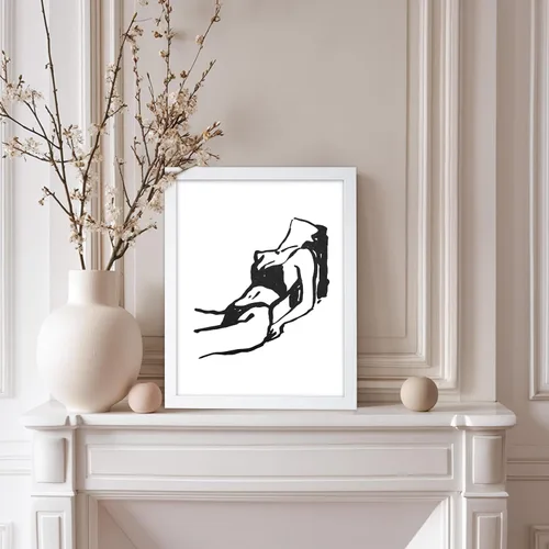 Vista 215 de Poster Master Faces Poster - Retro Women Print - Portrait Art - Sketch Illustration - Abstract Artwork - Woman Design - Chic Boho Design - Great