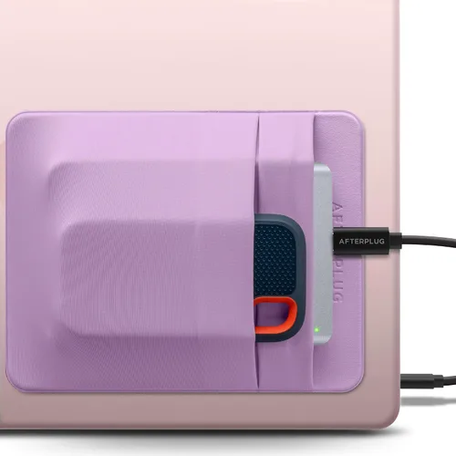 Vista 28 de Soporte para SSD y disco duro de 2 bolsillos para laptop, adhesivo reutilizable, funda de bolsillo adhesiva para SSD portátil externo, disco duro