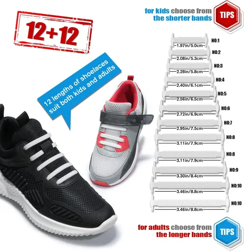 Vista 3 de HOMAR - Cordones elásticos para zapatos de niños y adultos