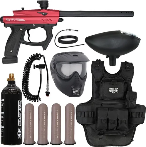 Vista 4 de Action Village HK Army SABR Heavy Gunner Kit de paquete de pistola de paintball Dust Black/Black