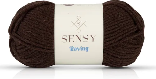 Vista 17 de Sensy Roving - Ovillo de lana multicolor, 3.5 onzas, 132 yardas, calibre 5, voluminoso (otoño)