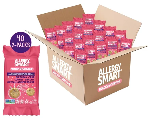Vista 8 de Allergy Smart Galletas crujientes Sin gluten, sin nueces, sin huevo, sin soja, sin lácteos, sin OMG, Kosher Delicioso aperitivo escolar a base