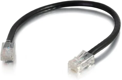 Vista 40 de C2G 24494 Cable cruzado Cat5e - Cable de conexión de red sin blindaje sin arranque, naranja (3 pies, 3.0 ft)