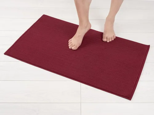 Vista 14 de American Soft Linen - Alfombra de baño antideslizante, 100% de algodón, 17 x 24 pulgadas, alfombras de baño lavables, tapetes peludos, color beige