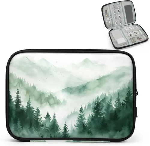 Vista 18 de Autumn Leaves Fall Electronics Travel Organizer Case, Tech Accessories Cable Storage Bag for Cords, Charger, Phone, Hard Drive