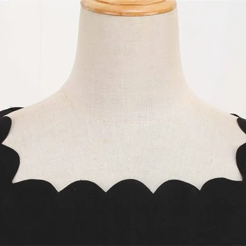 Vista 5 de Vestido de Halloween para mujer estampado de moda manga larga cuello cuadrado vestido casual con dobladillo