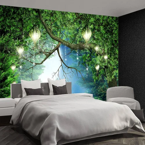 Vista 48 de Papel tapiz espacial 3D para dormitorio, murales de pared extra grandes para sala de estar, 151 x 105 pulgadas (no se puede despegar ni pegar)