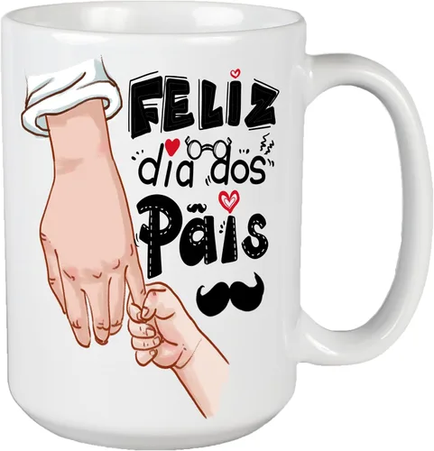 Vista 15 de Taza de café para papá, regalo para el día del padre, cumpleaños, feliz día del taza padre de diseño premium/regalo de taza de hija/hijo Diseño - 6