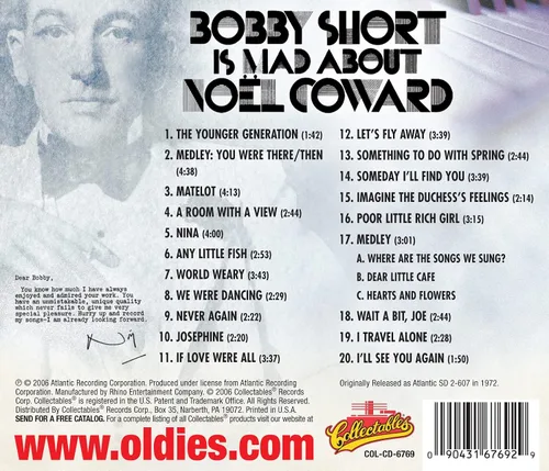 Vista 2 de Bobby Short Is Mad About Noel Coward