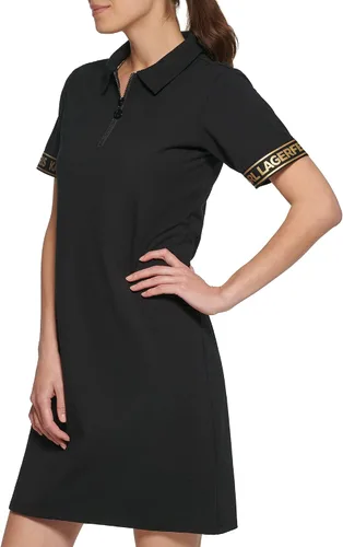 Vista 3 de Karl Lagerfeld Paris Vestido deportivo de manga corta para mujer
