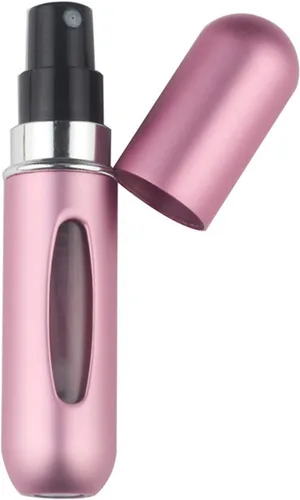 Vista 5 de MuOu - Paquete de 3 botellas atomizadoras de perfume, recargables, de 5 ml, multicolor, para viajes y salidas