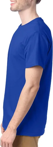 Vista 5 de Hanes ComfortSoft - Camiseta de manga corta para hombre (paquete de 4)