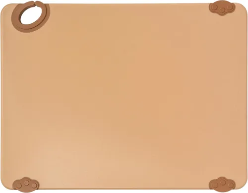 Vista 22 de Winco Tabla de cortar antideslizante con gancho, 12" x 18" x 1/2", Azul
