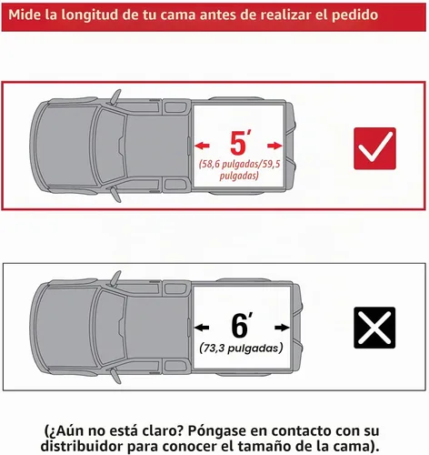 Vista 3 de MaxMate - Cubierta enrollable para camioneta, compatible con Nissan Frontier 2005-2019, Suzuki Equator 2009-2014 Cama Fleetside para modelos
