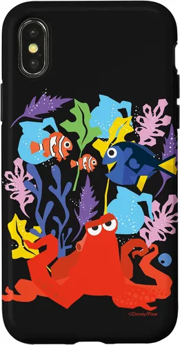 Vista 5 de Funda para iPhone 16 Disney PIXAR Finding Dory Nemo, Marlin y Hank