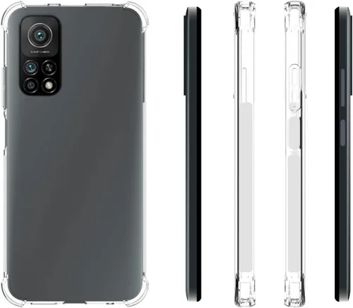 Vista 2 de USTIYA Caso para xiaomi redmi nota 11/redmi nota 11s transparente TPU cuatro esquinas cubierta protectora transparente suave funda
