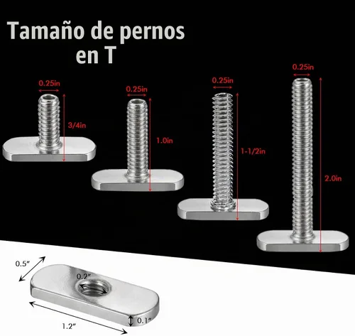 Vista 4 de 9002 Hardware de tuercas de perilla de kayak, tornillos de pista de riel de kayak tuercas de pista, tornillos de kayak de acero inoxidable, piezas